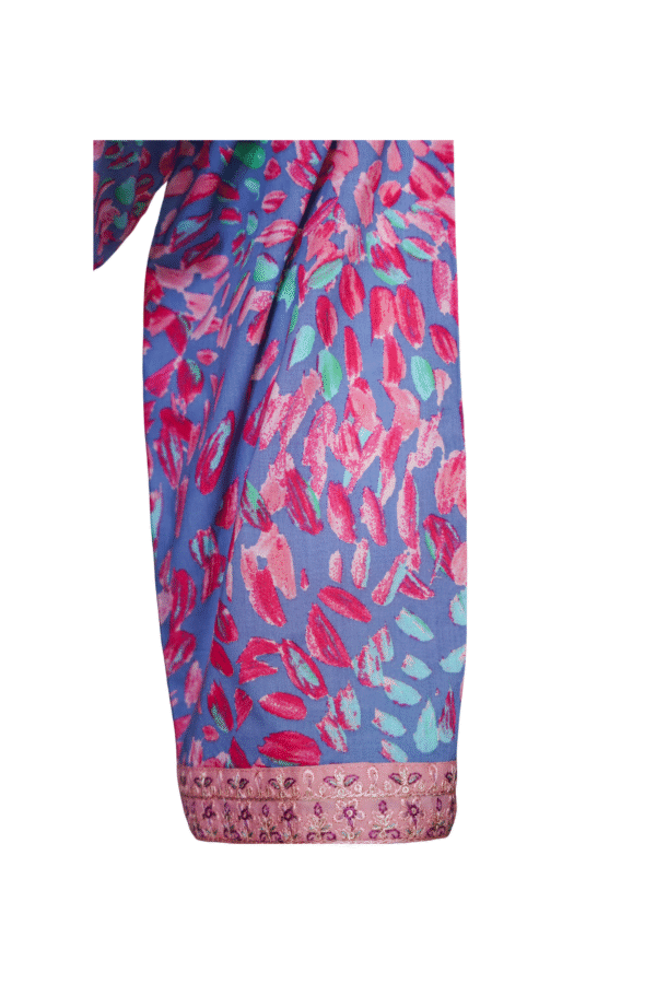 "Blossom Breeze Digital Lawn Frock" - Image 4