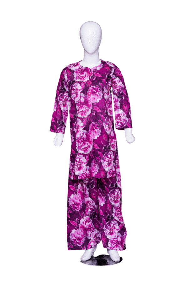 "Purple Floral Harmony"